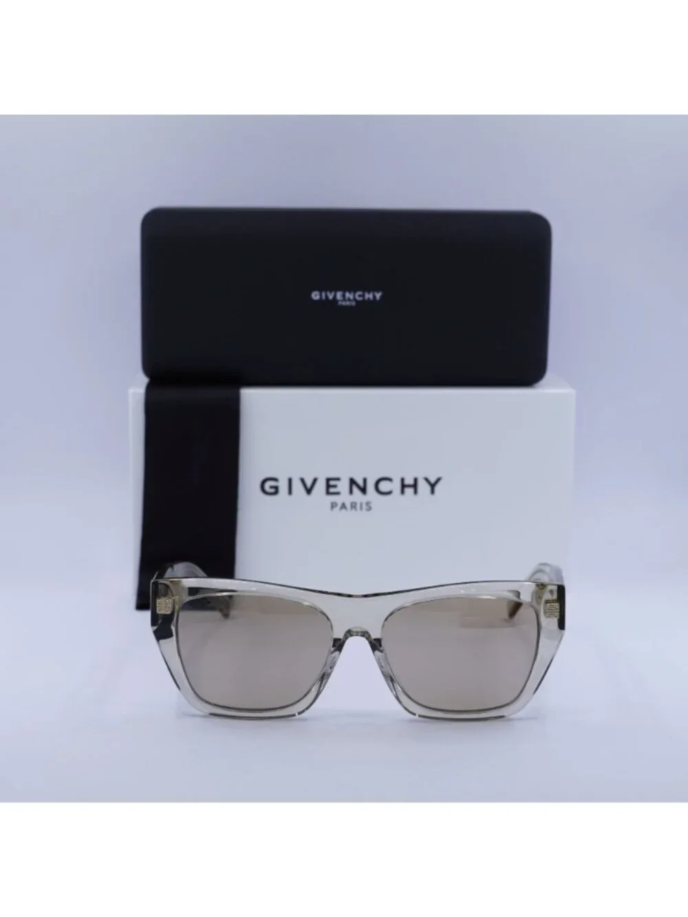 Givenchy GV40061U 45G Square Sunglasses Beige / Brown